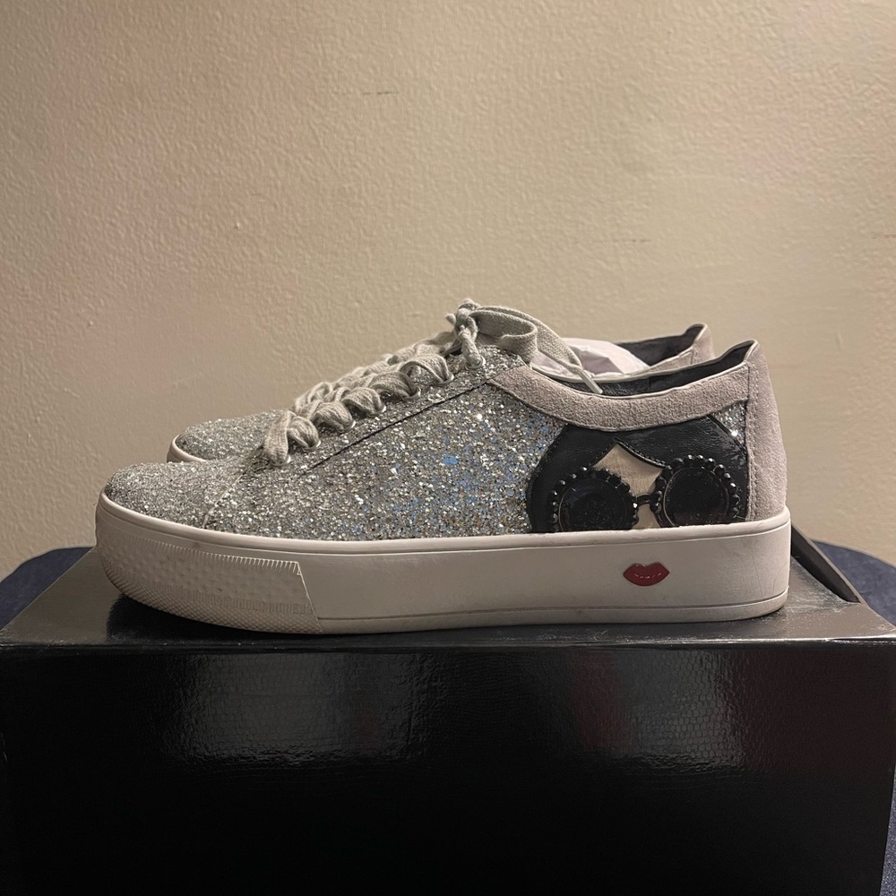 Alice and Olivia glitter sneakers